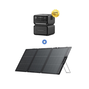 【固士特】EcoFlow RIVER 3 Max Plus 儲能電源組合 ( RIVER 3 Plus＋EB600 )＋ 160W XT60i 雙面輕量太陽能板加贈後背包