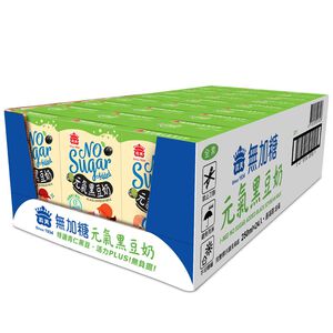 義美元氣黑豆奶(無加糖)250ml-24入