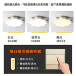 [Honey Comb]馬卡龍LED54W遙控調光調色臥室吸頂燈 綠色(V1923C54), , large