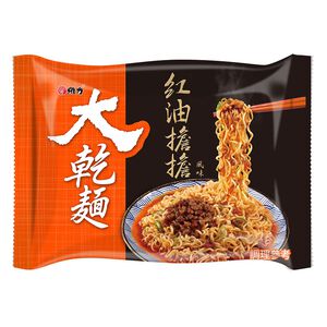 維力大乾麵-紅油擔擔(包)100g(箱購依實際收貨為主，無法保證原封箱出貨)