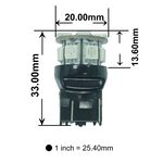 【PA LED】7443 雙芯 T20 13晶 39晶體 SMD LED 煞車燈 方向燈 倒車燈 超小尺寸 七色可選, , large