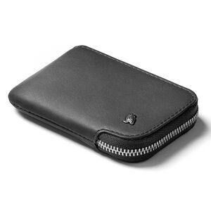 |快速出貨|Bellroy 小錢包 卡片收納包 拉鍊包 零錢包 優質環保皮革-外灰/內鈷藍