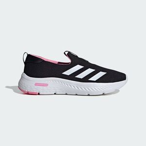 Kixpress-Adidas Cloudfoam Move Lounger 女 運動休閒鞋 懶人鞋 舒適 黑 粉紅 [ID6516]