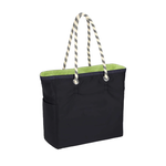 Lesportsac Medium Two-Way Tote 中型雙面托特包 購物袋 手提袋 便當袋 送禮 禮物(深藍x青檸綠)L261-1435P-FB16, , large