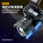 WT-185 Dongtai 65W Yellow and White Light Telescopic Focus USB Rechargeable Headlight P70 Lamp Beads, Multi-mode Lighting, with Charging Cable, , large