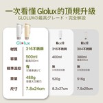 【Glolux】第三代316智慧溫控旅人瓶（TC-K500）, , large