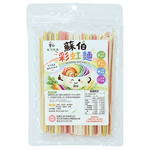 蘇伯 蔬果手工麵條 減鹽 減醣 高纖  蔬果麵條 彩虹麵條 彩色麵條 扁麵 無鹽蕎麥麵, , large