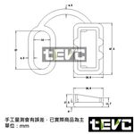 《tevc》發票 安德森 防塵蓋 50A 2P 防塵套 保護套 連接器 橡膠套 接頭 插頭 保護蓋 PVC 太陽能 對插, , large