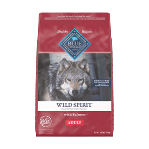 【Blue Buffalo藍摯】原野精靈 鮭魚無穀配方24磅 成犬飼料 狗乾糧(狗糧/狗飼料/犬糧)