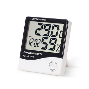 Temperature and humidity display