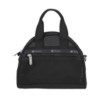Lesportsac Sheer Round Small Satchel 微透網布小型手提包 半月包 側背包 送禮 禮物 女包(黑色)L261-1818N-LD55, , large
