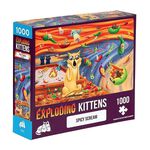 【Asmodee】爆炸貓 1000片拼圖：嗆辣吶喊 英文版｜Exploding Kittens Puzzle｜爆炸貓拼圖, , large