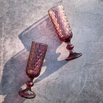 【Lesser&Pavey】香檳杯/彩色高腳杯/浮雕紅酒杯/紅酒杯/酒杯/玻璃杯/對杯/派對杯/酒杯組, , large