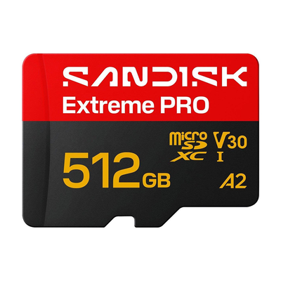 【SanDisk】Extreme PRO 512G microSDXC U3 V30 5K 高速 記憶卡