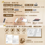 Hokun感溫抗菌12公分釋壓床墊單人, , large