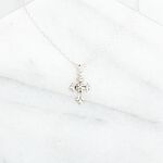 【Angel & Me】Iris Gothic Cross s925 sterling silver necklace Birthday gift, , large