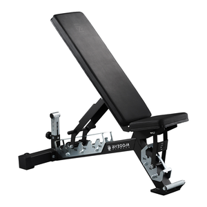 【BYZOOM FITNESS】Power series 負角度調整健身椅(黑)