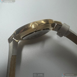 [星晴錶業]ANNE KLEIN手錶,34mm,AN00613貝母錶面金色錶殼淺灰色真皮皮革錶帶款, , large