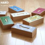 日本yamato japan｜haco純手工木製北歐風可愛面紙盒, , large