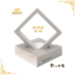 【金心珍意】金豆3分x5｜送發財玻璃豬組, , large