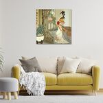 【御畫房】仕女圖 國家一級畫師手繪油畫80&times;80cm(VF-186), , large