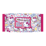 [寶富華]加蓋 Hello Kitty 交叉網眼布 手口柔濕巾70抽 (添加木醣醇、請注意勿使用於犬貓), , large
