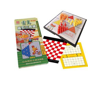 雷鳥磁石三用棋*象棋‧跳棋‧西洋棋*(LT-31504)