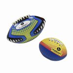 Mini Waterproof Beach Rugby Ball, , large