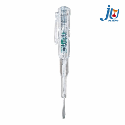 鉅玉經典｜測電筆 驗電筆 驗電器 試電筆 LED 彩光 感應式 一字起子 電池 TEMBO 線路檢修 CH-09