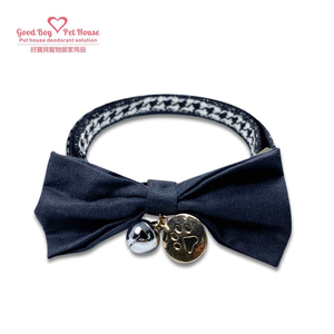 GBPH Fashion j series houndstooth black daniel pet collar M
