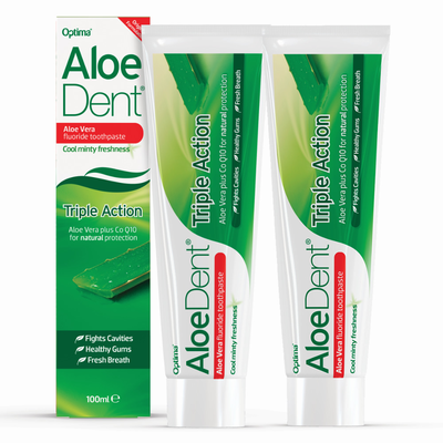 英國Aloe Dent-三重防護牙膏(含氟 100ml x 2入)