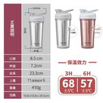 CLARE 可蕾爾 316不鏽鋼陶瓷冰霸杯環保杯 玫瑰金-Leidea樂德兒, , large