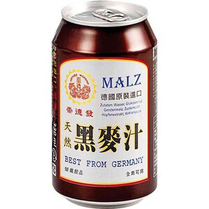 崇德發天然黑麥汁Can330ml(箱購依實際收貨為主，無法保證原封箱出貨)