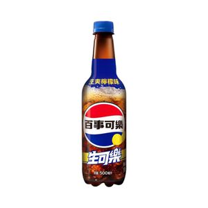 百事可樂生可樂檸檬口味500 ml