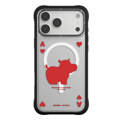 【HIPPORIZZ】iPhone 17 Pro Max Youngkit Swapit 河馬紅心A矽膠磁吸保護殼