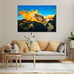 【御畫房】日照金山 國家一級畫師手繪油畫60&times;90cm(VF-90), , large