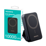 【ADATA 威剛】R100 磁吸式 行動電源 10000mAh 快充 Magsafe 無線充電 背蓋腳架, , large
