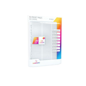 【Asmodee】側開卡冊頁9格雙面 (多色) 10入Gamegenic SIDELOADING PAGES