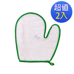 [百鈴]髒會滅竹漿纖維去油汙手套-2入(抹布/擦巾/清潔布/萬用巾/吸水巾/擦拭布), , large
