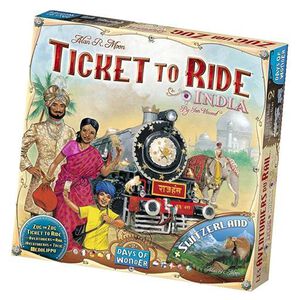 【Asmodee】鐵道任務地圖擴充: 印度/瑞士 英文版 Map Collection Volume 2