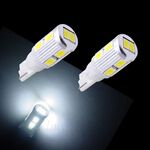 【PA LED】T10 10晶 三星 5630 SMD LED 白光 黃光 橘光 小燈 倒車燈 定位燈 日行燈, , large