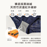 【Clany可蘭霓】台灣製高腰收腹提臀塑身褲｜竹炭抑菌x透氣網紗 2238-57 藍色, , large
