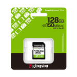 【Kingston】Canvas Select Plus 128GB SDXC U1 V10 UHS-I 記憶卡 讀取速度:150MB/s, , large