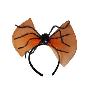 【Halloween萬聖派對】蜘蛛網紗蝴蝶結髮箍 1入
