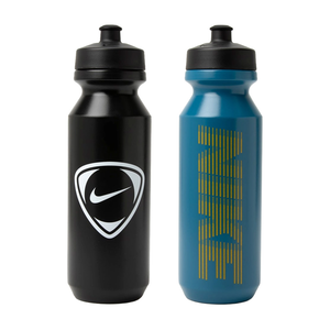 NIKE 大嘴巴水壺 2.0 GRAPHIC 32OZ/946ml 運動水壺 擠壓式水壺 時尚 快速補水 防漏 N000004109132黑/N000004130632墨綠