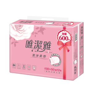 唯潔雅潔淨柔感抽取式衛生紙