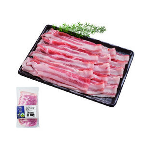 Chilled Taiwan pork  skin-on belly slic