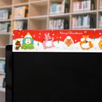 【OSHI歐士】螢幕留言備忘板-聖誕節(2入/組) 螢幕留言板 留言卡 留言夾 記事板 標示夾 便條紙便利貼 夾心備忘板, , large