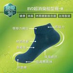 【BVD】超消臭船型襪5入-M<深藍>B628 襪子 短襪 抑菌除臭襪, , large