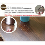 雙層電腦桌 書桌 可移動學習桌 工作桌 辦公桌 PC305, 胡桃木色, large